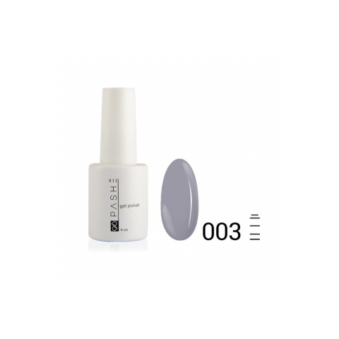 Цветной гель-лак PASHE №003 Пасмурное утро, 9 мл.