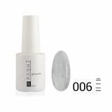 Цветной гель-лак PASHE №006 Серебрянный дождь, 9 мл.