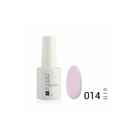 Цветной гель-лак PASHE №014 Розовый туман, 9 мл.
