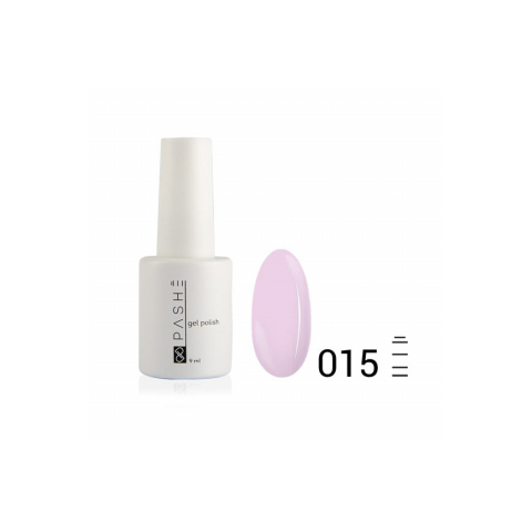 Цветной гель-лак PASHE №015 Весенняя сирень, 9 мл.