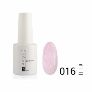 Цветной гель-лак PASHE №016 Лиловый блеск, 9 мл.