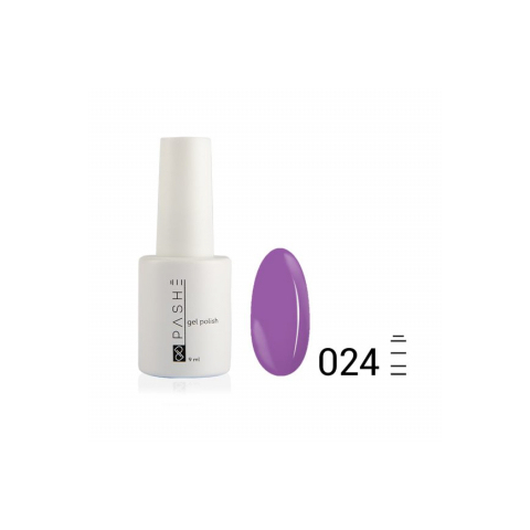 Цветной гель-лак PASHE №024 Сиреневый закат, 9 мл.