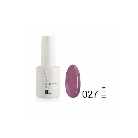 Цветной гель-лак PASHE №027 Фиолетовый кварц, 9 мл.