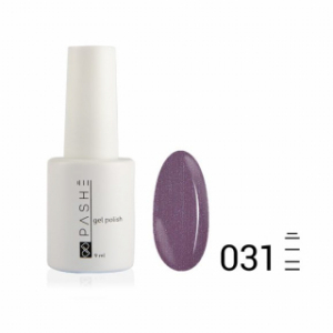 Цветной гель-лак PASHE №031 Пурпурный блеск, 9 мл.