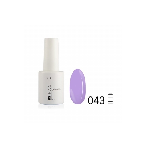 Цветной гель-лак PASHE №043 Лиловый зефир, 9 мл.