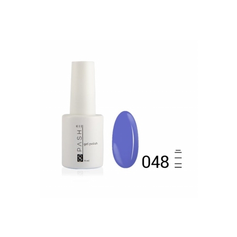 Цветной гель-лак PASHE №048 Синяя дымка, 9 мл.