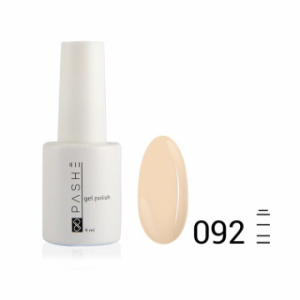 Цветной гель-лак PASHE №092 Абрикосовое мороженое, 9 мл.