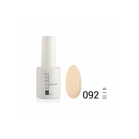 Цветной гель-лак PASHE №092 Абрикосовое мороженое, 9 мл.