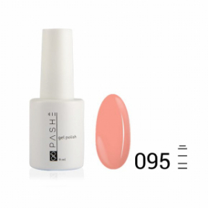 Цветной гель-лак PASHE №095 Теплый розовый, 9 мл.