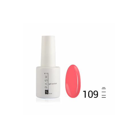 Цветной гель-лак PASHE №109 Брусничный мусс, 9 мл.