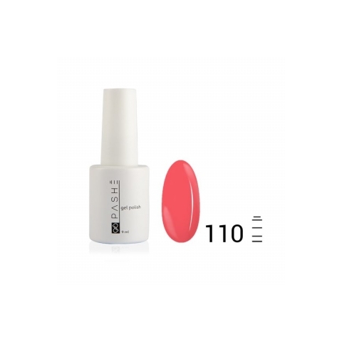 Цветной гель-лак PASHE №110 Карминовая роза, 9 мл.