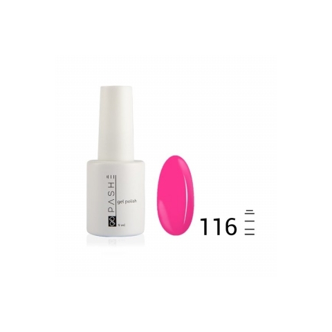 Цветной гель-лак PASHE №116 Фуксия, 9 мл.
