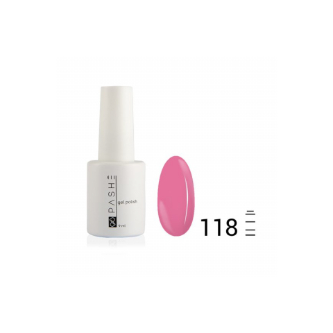 Цветной гель-лак PASHE №118 Дикая орхидея, 9 мл.