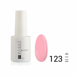 Цветной гель-лак PASHE №123 Розовый фламинго, 9 мл.