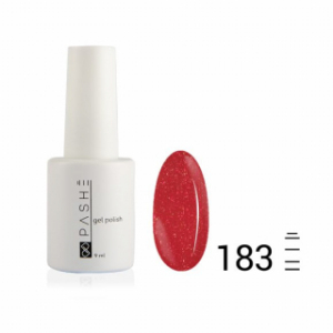 Цветной гель-лак PASHE №183 Малиновое сияние, 9 мл.