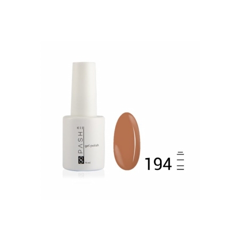 Цветной гель-лак PASHE №194 Мягкая карамель, 9 мл.