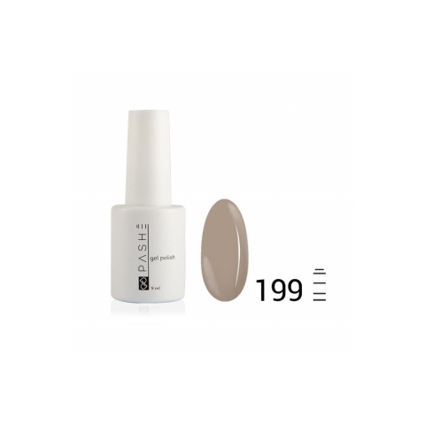 Цветной гель-лак PASHE №199 Кофе с лавандой, 9 мл.