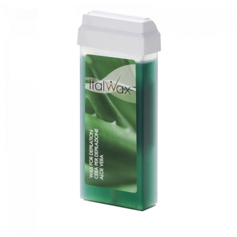 Тёплый воск ITALWAX в картридже "Алоэ", 100 мл.