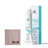 TNL 10.21 Крем-краска для волос Million Gloss, платиновый блонд фиолетовый пепельный, 100 мл.