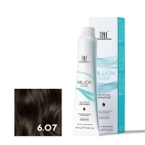 TNL 6.07 Крем-краска для волос Million Gloss, темный блонд холодный, 100 мл.