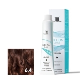 TNL 6.4 Крем-краска для волос Million Gloss, темный блонд медный, 100 мл.