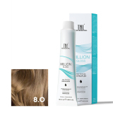 TNL 8.0 Крем-краска для волос Million Gloss, светлый блонд, 100 мл.
