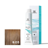 TNL 8.03 Крем-краска для волос Million Gloss, светлый блонд теплый, 100 мл.