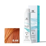 TNL 8.44 Крем-краска для волос Million Gloss, светлый блонд медный интенсивный, 100 мл.