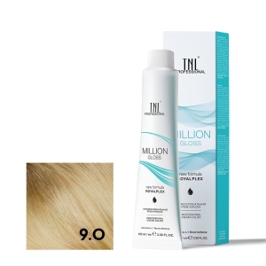 TNL 9.0 Крем-краска для волос Million Gloss, очень светлый блонд, 100 мл.