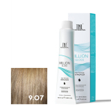 TNL 9.07 Крем-краска для волос Million Gloss, очень светлый блонд холодный, 100 мл.