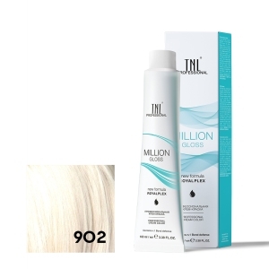 TNL 902 Крем-краска для волос Million Gloss осветляющий фиолетовый, 100 мл.