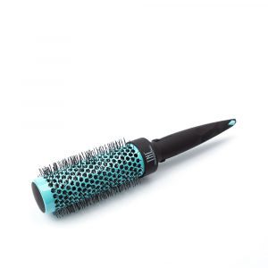 TNL 203715 Термобрашинг для волос алюминиевое покрытие, нейлоновые штифты, 32 мм, бирюзовый