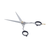 4444/6N Ножницы парикмахерские прямые с микронасечками, 6"