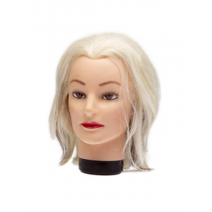 M-4151К Голова "блондинка", волосы 20-30 см, натуральные волосы
