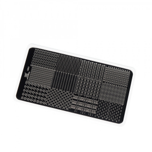 TNL Пластина для стемпинга №01 Premium - line&dots