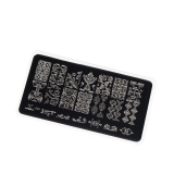 TNL Пластина для стемпинга №04 Premium - дамаск