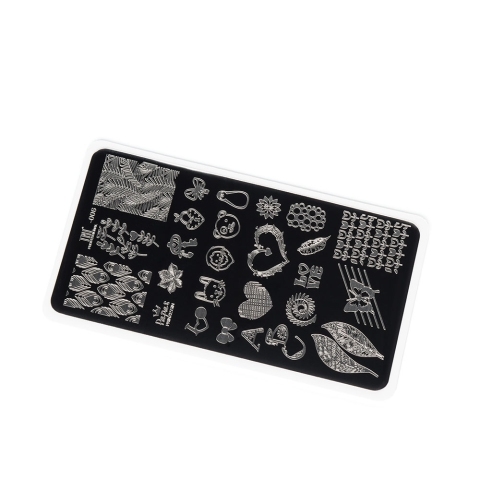 TNL Пластина для стемпинга №06 Premium - kids mood