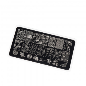 TNL Пластина для стемпинга №16 Premium - волшебный лес