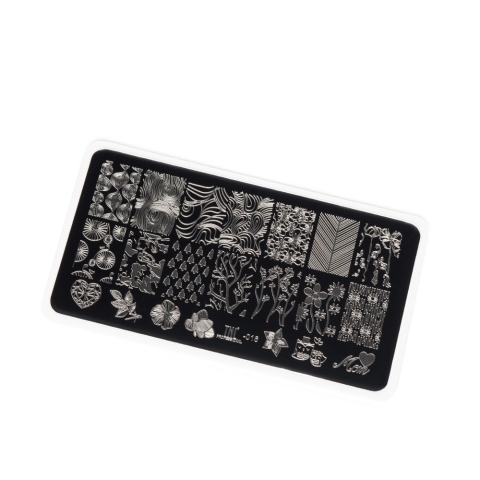 TNL Пластина для стемпинга №16 Premium - волшебный лес