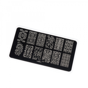 TNL Пластина для стемпинга №21 Premium - восточные узоры