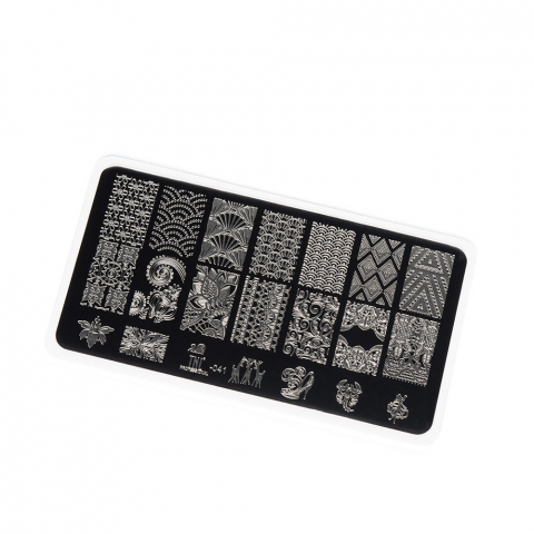 TNL Пластина для стемпинга №41 Premium - гипюр