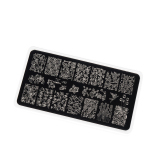 TNL Пластина для стемпинга №53 Premium - феи цветов