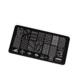 TNL Пластина для стемпинга №03 Premium - футуризм