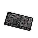 TNL Пластина для стемпинга №25 Premium - паттерн