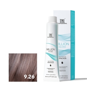 TNL 9.26 Крем-краска для волос Million Gloss, очень светлый блонд розовый, 100 мл.