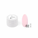 Акригель для наращивания ногтей PASHE №02 камуфляж натурально-розовый, 10 мл.