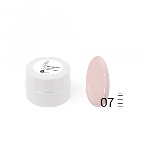 Гель для наращивания ногтей PASHE №07 камуфлирующий какао бежевый, 10 мл.