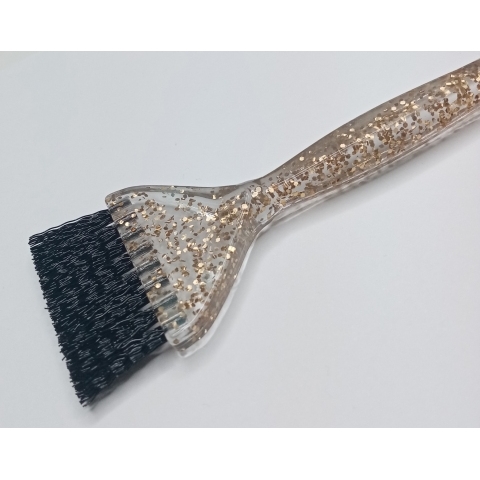 JА0063-В Кисть для окрашивания коллекция Голд 21,5*4,5 с черным ворсом