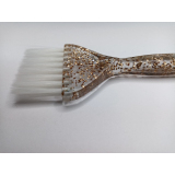 JА0063-А Кисть для окрашивания коллекция Голд 21,5*4,5 с белым ворсом