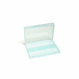 Контейнер для фрез пластиковый прозрачно-бирюзовый